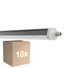 Voordeelpak 10x Ledvance Waterdicht Montagebalk Vochtbestendig FLEX Doorvoerbedrading 42W 6800lm - | IP66 - Vervangt 2x58W
