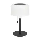 Eglo Tafellamp Montapalma Staal Zwart 2W 190lm - 830 Warm Wit | IP54 - Dimbaar - USB-C