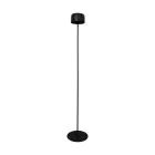 Eglo Vloerlamp Roccanova-L Staal Zwart 2W 270lm - 830 Warm Wit | IP44 - Touch Dimbaar - USB-C